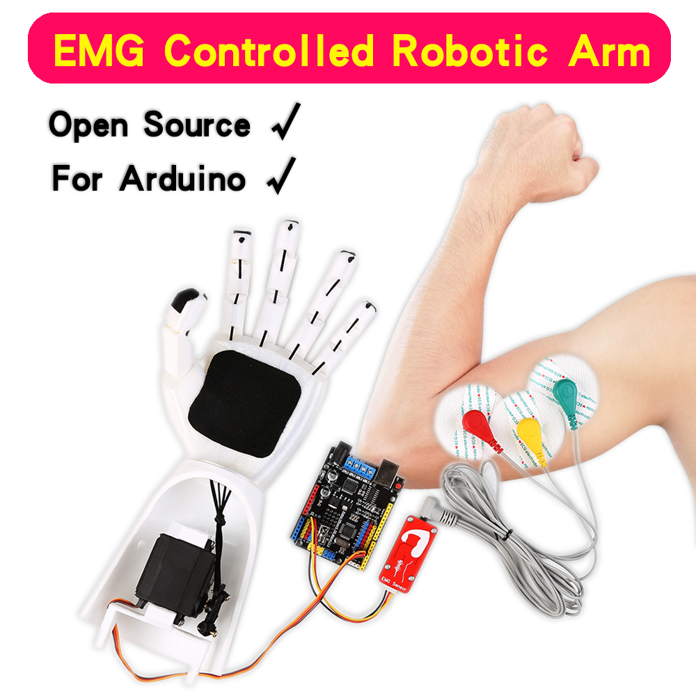Robot Arm Kit - Sensor EMG Brazo robótico Sensor de