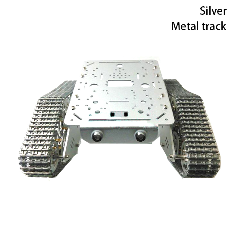 Tracked Robot Chassis - Chasis de tanque 2WD de metal