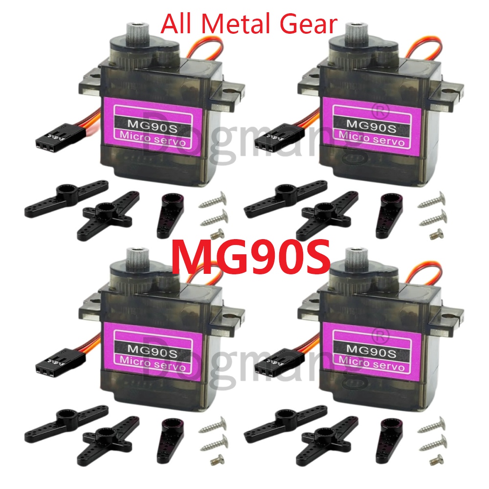 Sg90 Servo - Servo MG90S, 1/2/4/10/20/50 Uds., engranaje totalmente