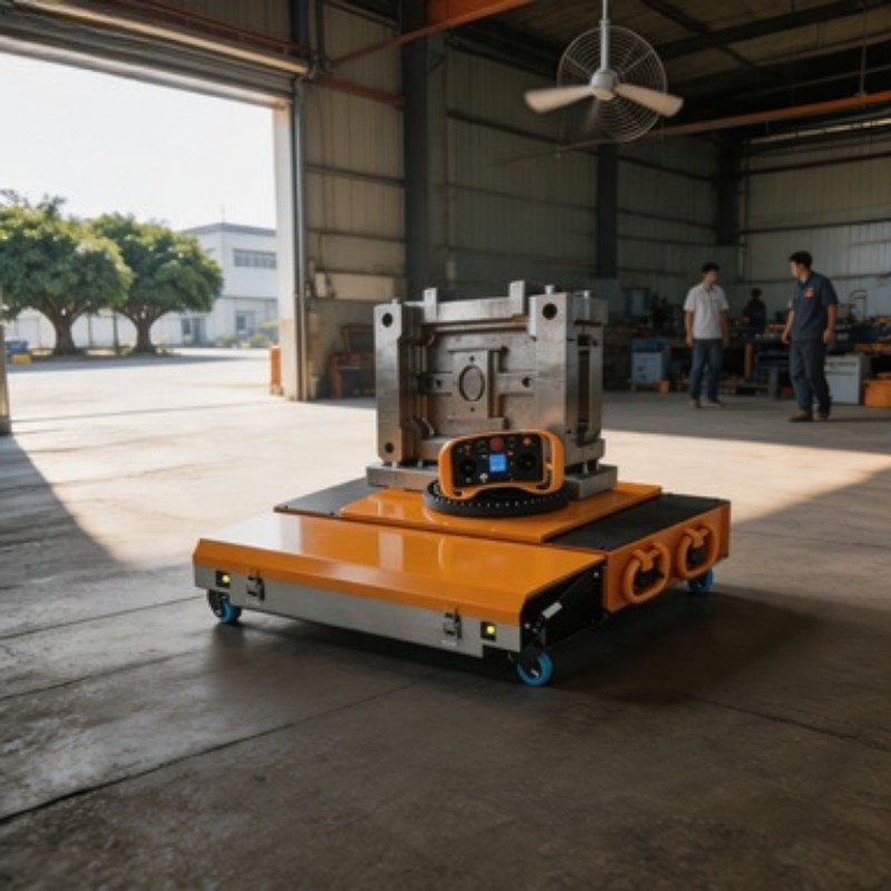 Omni Wheel - Transportador de Carga Eléctrico con Control
