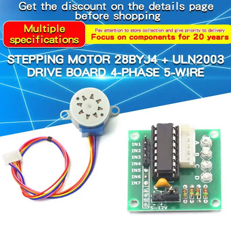 Uln2003 Driver - 1 Uds 28BYJ4 Motor paso a
