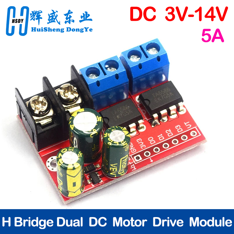 L298N Module - Control remoto de puente H 5A