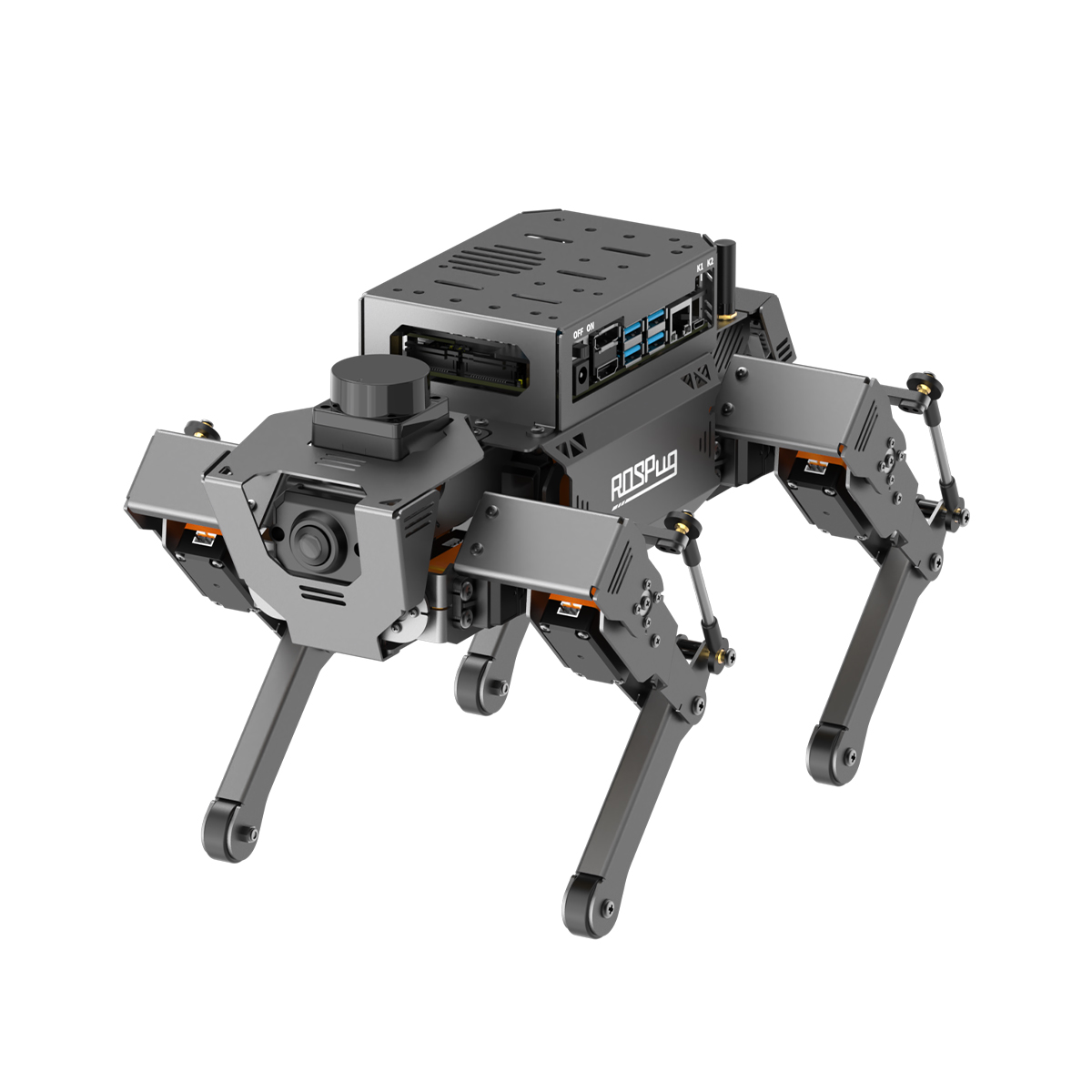 Robot Perro Cuadrúpedo ROSPug  - Robot Track reseña y precio