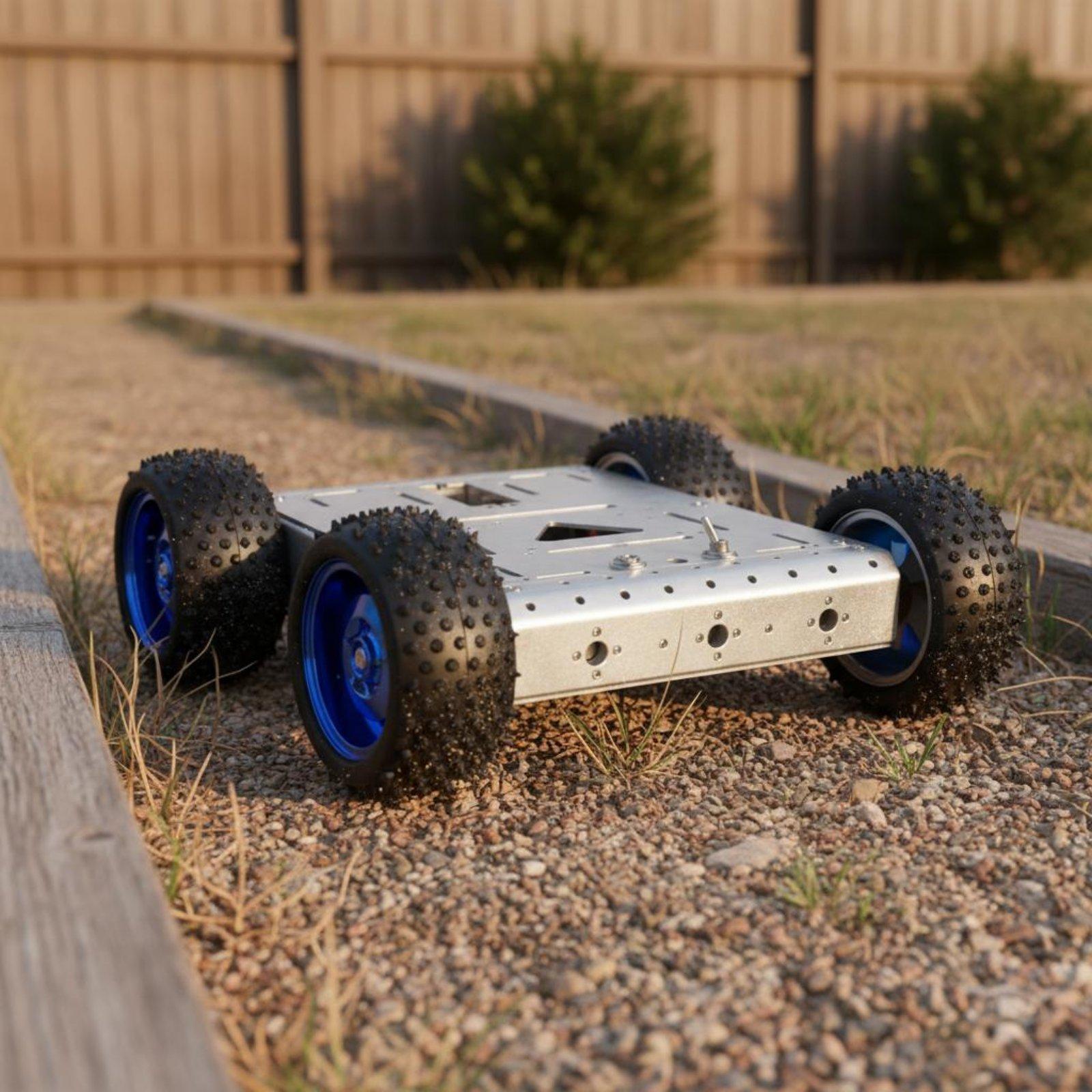 Chasis de coche inteligente 4W - Robot Wheel reseña y precio