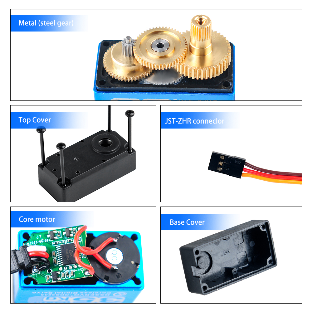 Servo digital RDS3235, motor s - Robot Arm Metal reseña y precio