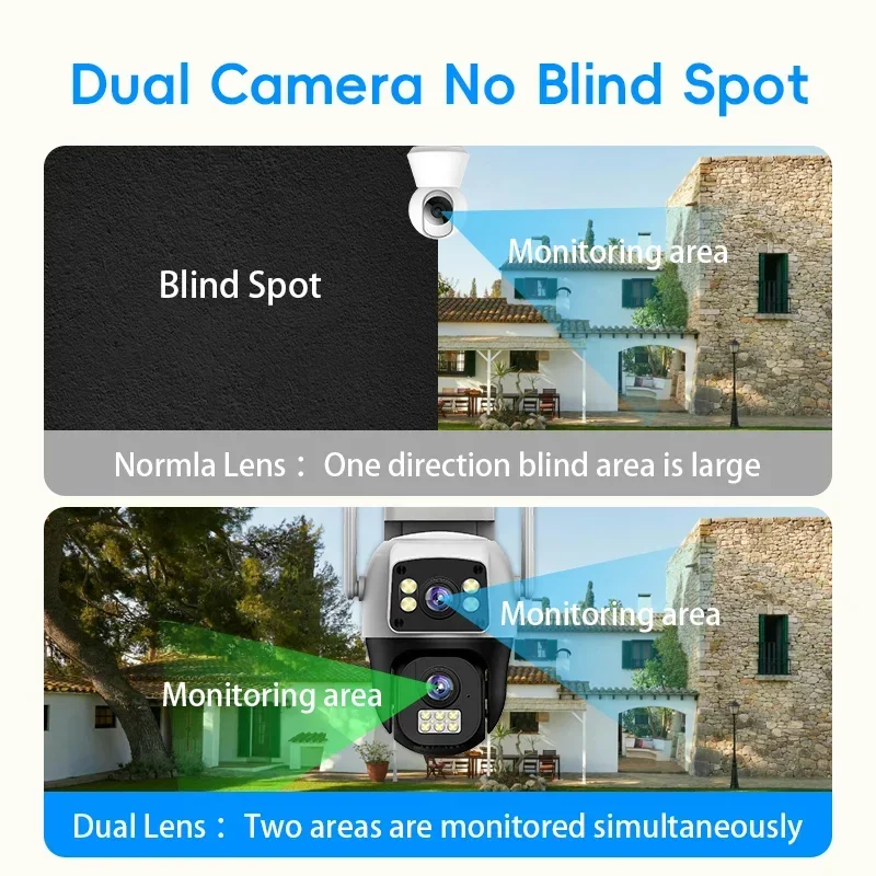 Cámara IP WIFI 4K de 8MP, PTZ  - Pan Tilt Bracket reseña y precio