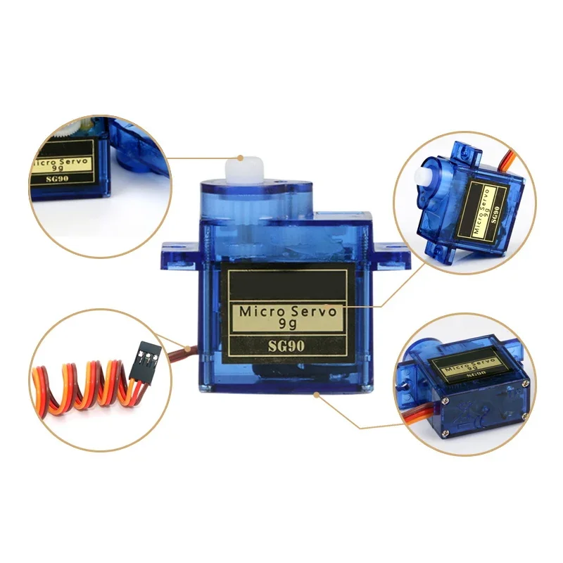 2/4/8/20 piezas SG90 9G Micro  - Sg90 Servo reseña y precio