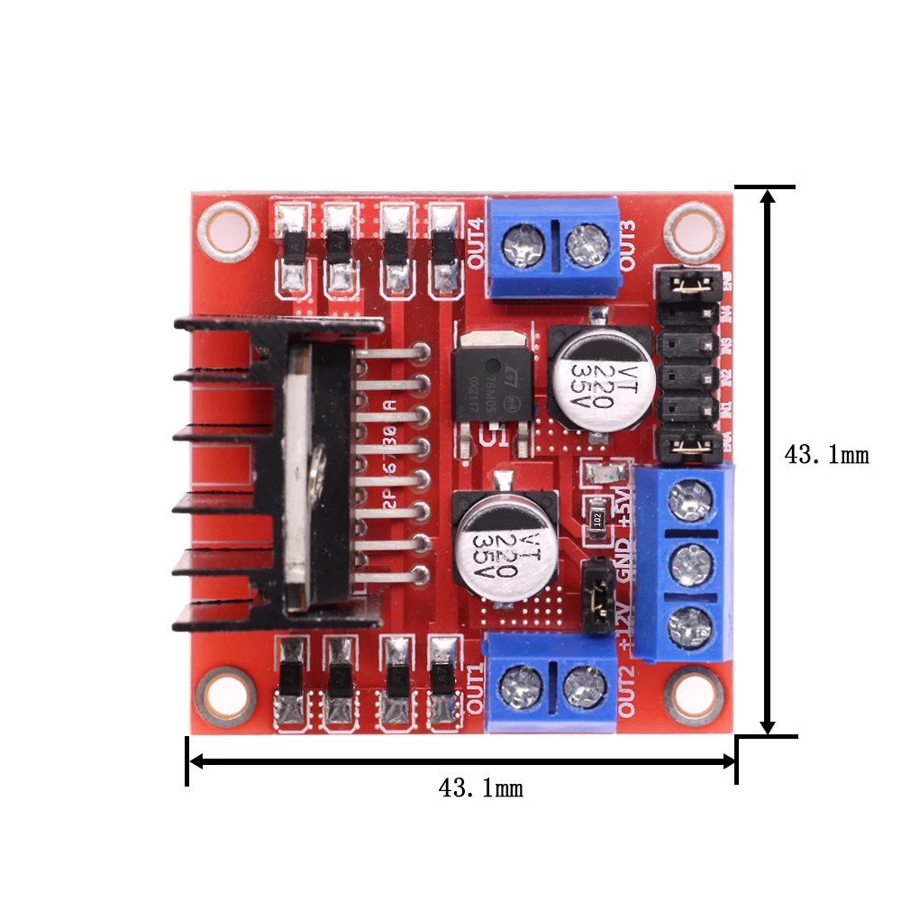 1~100 Piezas L298N Módulo de P - L298N Module reseña y precio