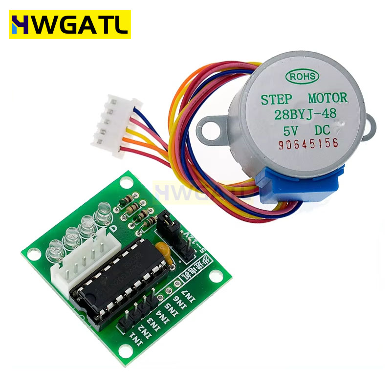 HWGATL 5V 4 fases 28BYJ-48 DC  - Uln2003 Driver reseña y precio