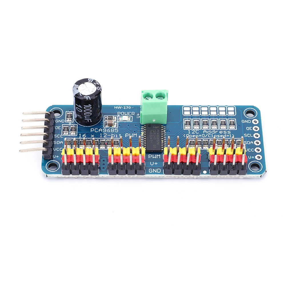 PCA9685, controlador para robo - Arduino Robot reseña y precio