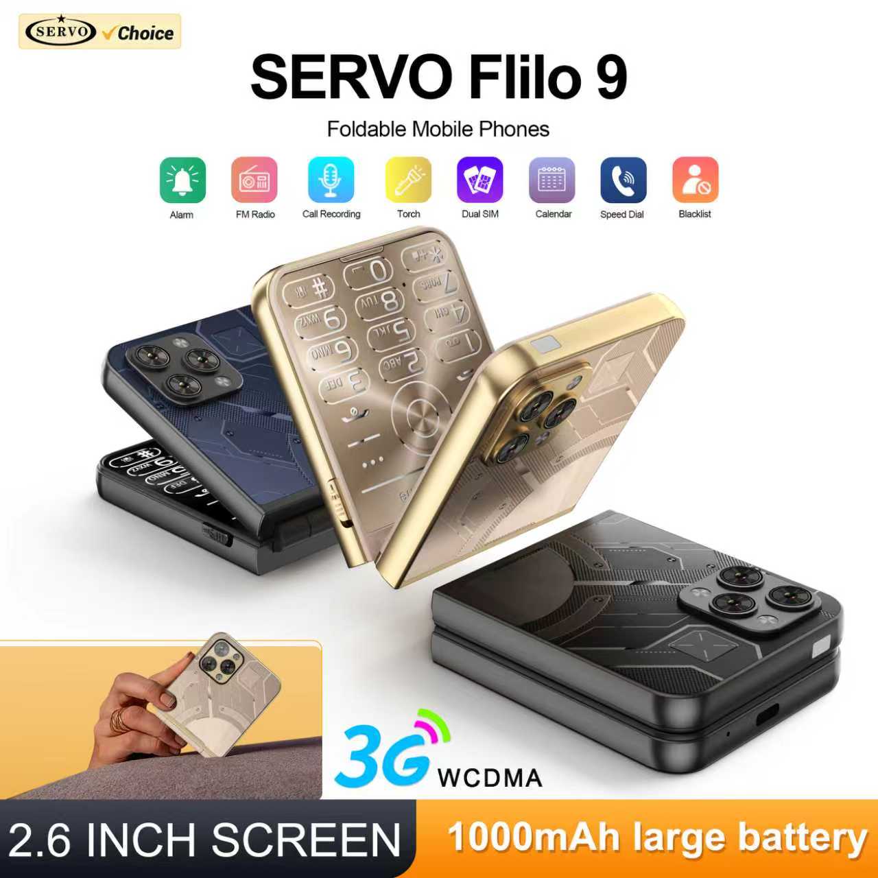 SERVO Flilo9 teléfono móvil pl - Servo Pan Tilt reseña y precio