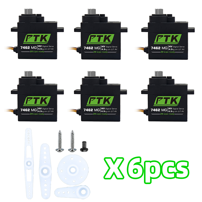 PTK 7462W MG engranaje de Meta - Sg90 Servo reseña y precio