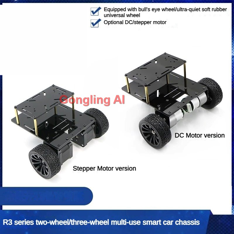 Coche robot 3WD con motor de c - Tracked Robot Chassis reseña y precio
