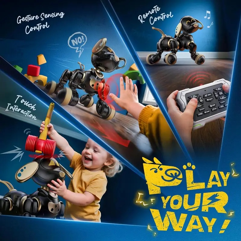 Juguete de perro robot con con - Robot Remote Control reseña y precio