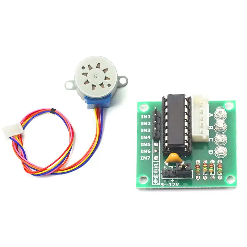1 Uds 28BYJ4 Motor paso a paso - Uln2003 Driver reseña y precio