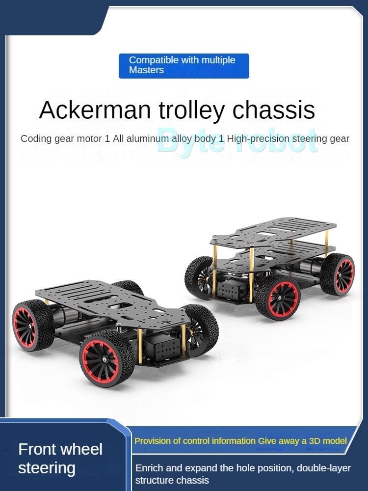 Ackerman-Robot de Metal para c - Tracked Robot Chassis reseña y precio