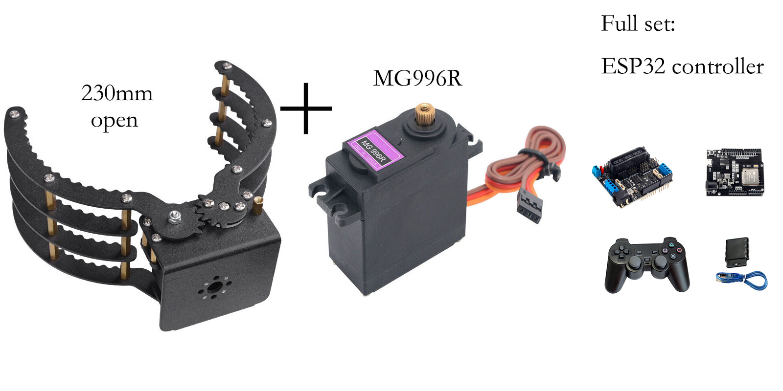 Pinzas mecánicas con abertura  - Robot Gripper Claw reseña y precio