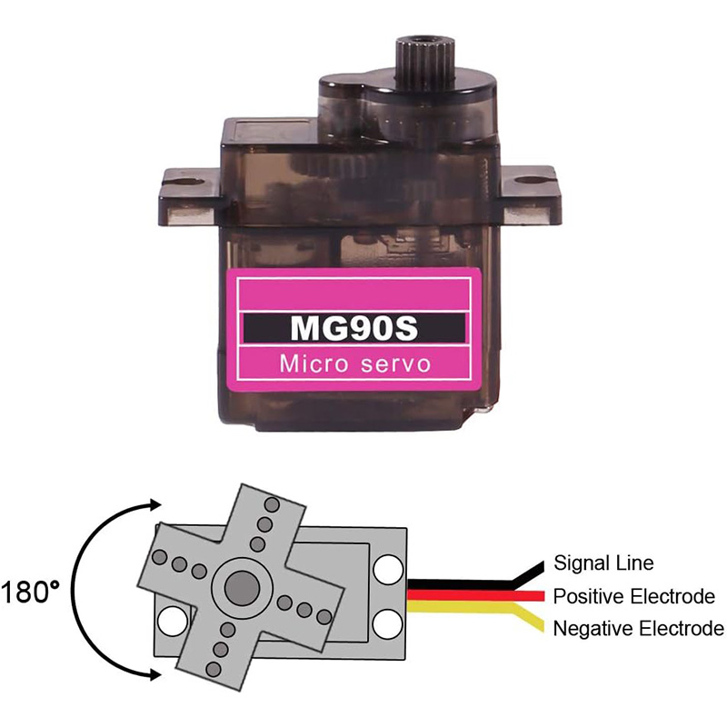 Servo MG90S 5/10/20/40 Piezas, - Sg90 Servo reseña y precio